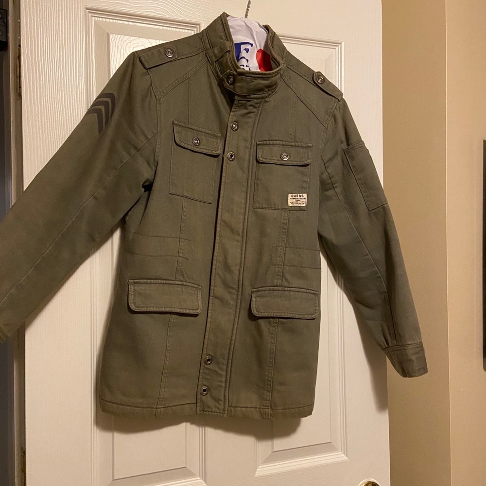 GUESS Kids army jacket. BARELY WORN